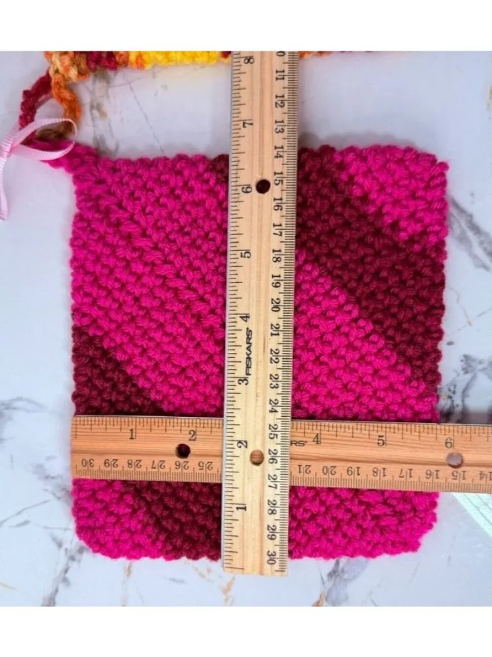 Handmade Crochet Thick Potholders / Hot Pads Set of 2